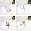 Cushion/Decorative Pillow Lychee Life Ballet Girl Doormat Non-Slip Printed Soft Flannel Carpet Decor Cartoon Star Floor Door Mat For Hallway