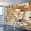 Wallpapers MPDERN Baksteen Douane voor Woonkamer Slaapkamer 3D-behang Papieren Home Decor Muurmuren Wallpaper 3 D Contactpersoon