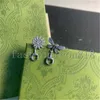 Avec la marque Box Fashion Brand, des timbres Boucles d'oreilles pour les concepteurs de perles pour Lady Women Party Lovers de mariage Engagement cadeau Bijoux de luxe pour la mariée