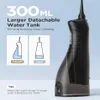 US Stock Fairywill 5020e Water Flosser Professionele draadloze Dental Oral Irrigator Hygiëne met 300 ml Watertank 3 Modi 8 Jet Tips Tanden A02