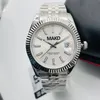 AAA Glide Lock New Top Ceramic Bezel Sapphire Mens 2813 Mechanical Automatic Ruch SS Fashion Watch Męskie Na rękę