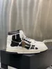 2021SKEL-TOP sneakers Luxury designer men's spring shoes, leather skeleton applique upper, EVA footbed, low-top high-top sneakers, fashionable top quality 38-45