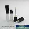 7 ml LED-Lipgloss-Röhre, Acryl, leer, transparent, Kosmetikbehälter, schwarz, silberfarben, Lipgloss-Verpackung mit Spiegel, 20 Stück, Fabrikpreis, Expertendesign, Qualität, neuester Stil