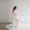 robe de maternité maxi blanche