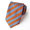 Cravates pour hommes Cravates formelles d'affaires Rayé Dot 8cm Polyester Jacquard Cravates décontractées Accessoires pour hommes
