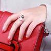 3 Colors Natural Freshwater Cultured Pearl Ring for Women Gifts Accesories Double Gemstone Fashion Jewelry FEIGE 211217