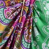 Xeasy été bohême femmes vintage tissu décontracté patchwork imprimé floral jupe femme cravate mince taille haute midi skist 210702