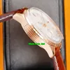 5 stijlen Hoge Kwaliteit Horloges TNT R37340351G1P1 Premier Rose Goud 40mm ETA2824 Automatische Herenhorloge Zilveren Wijzerplaat Lederen Band Gents Wristwat