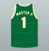 Master P #1 No Limit Retro Basketball Jersey Men Syched Custom Eventuella nummer Jerseys