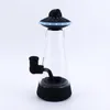 Hakahs Nowe 8.9 '' UFO Glass Bubbler Rury wodne Shisha Hookah Paling Tobacco Bongs Dabs Rig Silikon