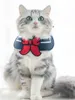 Dog Collar Leashes Cute Cat Bandana Collar Soft Dogs Scraf Bibs Cartoon Print Pet Tillbehör Små katter Neckerchief 232c3