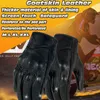 Gants de Moto hommes femmes écran tactile en cuir gant électrique cyclisme doigt complet Moto Moto vélo Motocross Luvas