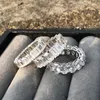 Sterling prata anéis jóias iniciais oval oval zircônia mulheres casamento casamento anel diamante