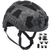 Equipo de tiro Airsoft para exteriores, sistema de suspensión con correa de bloqueo de cabeza ajustable SF SUPRT, casco táctico rápido de corte alto, NO01-017