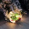 クリスマスツリーの装飾ペンダントバンドランプ透明なボール雰囲気の装飾の装飾品