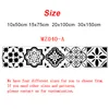 10/15/20/30cm Pattern Tile Floor Sticker PVC Bathroom Kitchen Waterproof Wall Stickers Home Decor TV Sofa Wall Art Mural