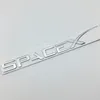 3D Metal Car Sticker Emblem For Tesla Model 3 S X Roadster Letter SpaceX Car Fender Side Stickers Car Trunk Sticker Auto Parts179B