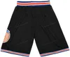 Versand aus den USA: Space Jam Basketball-Shorts, Tune Squad, Herren, komplett genäht, Weiß, Schwarz, Top-Qualität