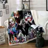 est Horror Movie Child of Play Character Chucky Blanket Gothic Sherpa Fleece Wearable Throw Microfiber Bedding 001 2111013706304