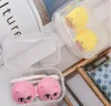 Animal Contact Lens Case animal Lenses Box Color Cute Contact lens case Cartoon Glasses free DHL