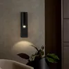 Lámpara de pared Arte nórdico moderno con rotación USB Pantalla de pantalla Aplique Decoración Corredor Balcón Entrada de baño Dormitorio Noche Luces