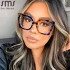 Vintage Glasses Women Men Square Clear Glasses Optical Eyeglasses Frame Transparent Lens Spectacle Frame NOT Anti Blue Light Y08317490084