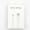 Originele OEM Mobiele Telefoon USB-kabels Data Cord Retail Box Package Kabel voor Samsung Micro V8 S6 S7 S8 S10 S20 S21 S22 Type C USB-C XIAOMI LG Android-telefoon