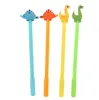 Cartone animato creativo dinosauro penna gel regalo promozionale kawaii cancelleria in silicone penne forniture per ufficio scuola studente