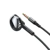 Lenovo XF06 3.5mm Kulaklık Kulak Seti Stereo Kablolu Kulaklıklar Hifi Müzik Kulaklıkları Mikrofon Akıllı Telefonla Satır İçi Kontrol