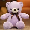 Kawaii ours en peluche jouets en peluche 6 couleurs peluche ours en peluche poupée enfants filles amoureux de la saint-valentin anniversaire cadeau de noël