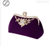 Bärbara handväskor Purses Women's Wedding Diamond Inlagda Middagskedjan Fashion Handbag Bruds Väskor Med Diamanter