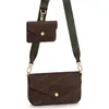 2024 designer crossbody bag women 3in1 bags shoulder Genuine Real Leather handbag totes felicie strap go 80091 with box chain wallets #FGO-01