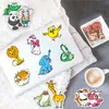 100Pcs Cute Cartoon Animal Stickers Waterproof No-Duplicate Vinyl Sticker For Laptop Luggage Skateboard Water Bottle Car Decals Kids Toys Gifts