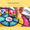 Target Sticky Ball Darts Board Creative Throw Party Outdoor Sports Indoor Cloth Toys Educational Play Games For Kids