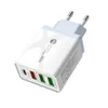 36w 4 portas pd ue eua ac casa viagem usb c carregador de parede adaptadores de energia de carregamento rápido para ipad iphone 15 11 12 13 14 samsung lg b1