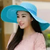 Bow Floppy Wide Brim Beach Hats Sun Hat Cap Straw Cap Travel Foldable With UV UPF 50+ Protection The Perfect Fashion Accessory G220311