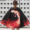 Damskie Topy i Bluzki Harajuku Japoński Streetwear Outfit Kimono Cardigan Kobieta Yukata Bluzka Vintage Blusas 210519