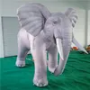 Elepante inflável gigante do gigante de alta personalizado com diodo emissor de luz e ventilador para a decoração animal dos infláveis