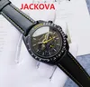 Top Mens Automatic Mechanical Watch Fashion 44mm Hole Leather Strap Life Waterproof Gift WristWatch