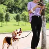 Honden led-verlichting intrekbare leiband automatische uitstrekkende nylon leiband leidt intrekbare huisdier wandelende tractie touw 210712