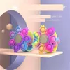 Kids Boys Girls LED Spinners Sensory Push s Bubble Bracelets Bangle Anti Anxiety Bracelets Wristband Hallo1330662