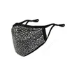 DHL Fashion Dustproof Mask Bling Diamond Protective Masks PM2.5 Mouth Washable Reusable Women Colorful Rhinestones Face Mask DAS391