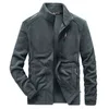 5xl Plus Män Vinter Outwear Tjock Varm Fleece Jacka Parkas Coat Spring Casual Outfits Tactical Army 211110