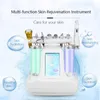 11 en 1 Oxygen Jet Peel Hydrodermabrasion Microdermabrasion Machine H2O2 Petite Bulle Ultrasonique Bio Radio Fréquence Instrument Ceinture LED Masque Facial Vente