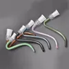 Colorful glass J-Hook Adapter 14mm 18.8mm Creative j hooks female male size joint 14.4mm 18mm for water oil rig bong