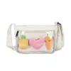 Borsa da donna piccola Ita Mini trasparente rimovibile strato decorativo Borsa carina Teens Sweet Lovely Package Itabag