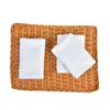 Asciugamano da 10 "x10" bianco da 6 pacchetti morbidi bagni da bagno per bambini 100% in bambù s kit da bagno da viaggio perfetto per i regali 210728 210728