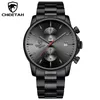 CHEETAH Watch Fashion Quartz Sport Wristwatches Luxury Stainless Steel Mens Watches Business Analog Male Clock Relogio Masculino 210517