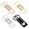 Keychains 95AB Personalized Spotify Code Key Chain Ring Custom Scannable Music