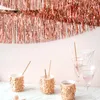 Party Decoration Metallic Foil Tinsel Fringe Hanging Garland Banner Curtain Christmas Wedding Baby Shower Birthday Bachelorette Decorations